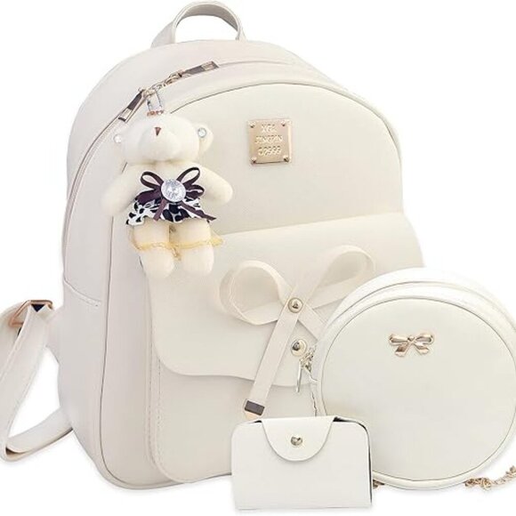 3-PCS Small Backpack Purse main image 8